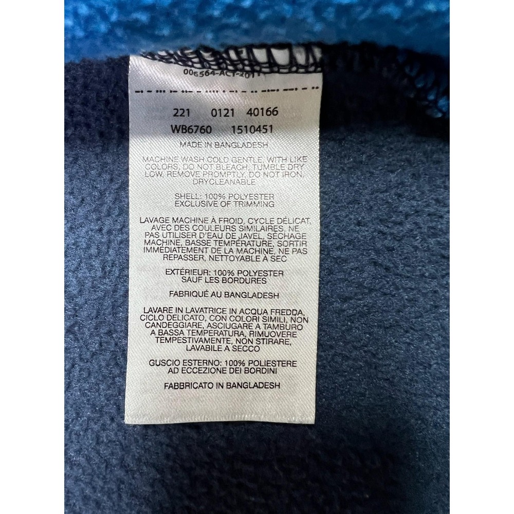 Columbia Fleece Jacket Youth XL 18/20 Blue Colorblock Omni Heat Full Zip - Picture 8 of 10